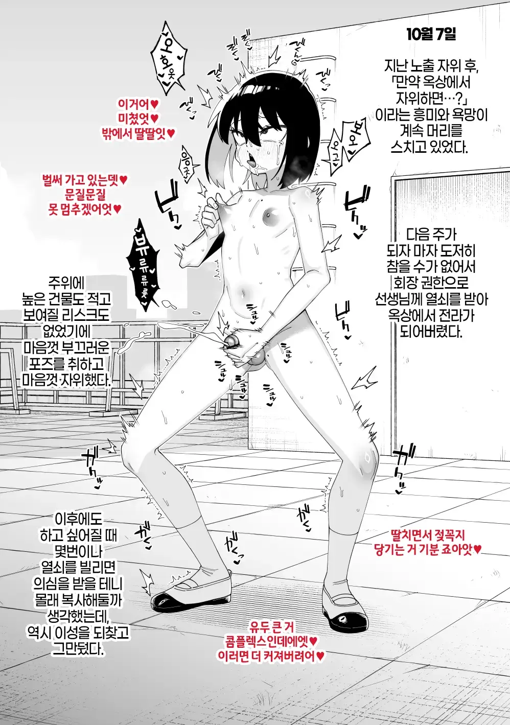 〇〇 Nichi Go Ni Jinsei Shuuryou Suru Roshutsu Seito Kaichou | 〇〇일 후에 인생종료하는 노출 학생회장